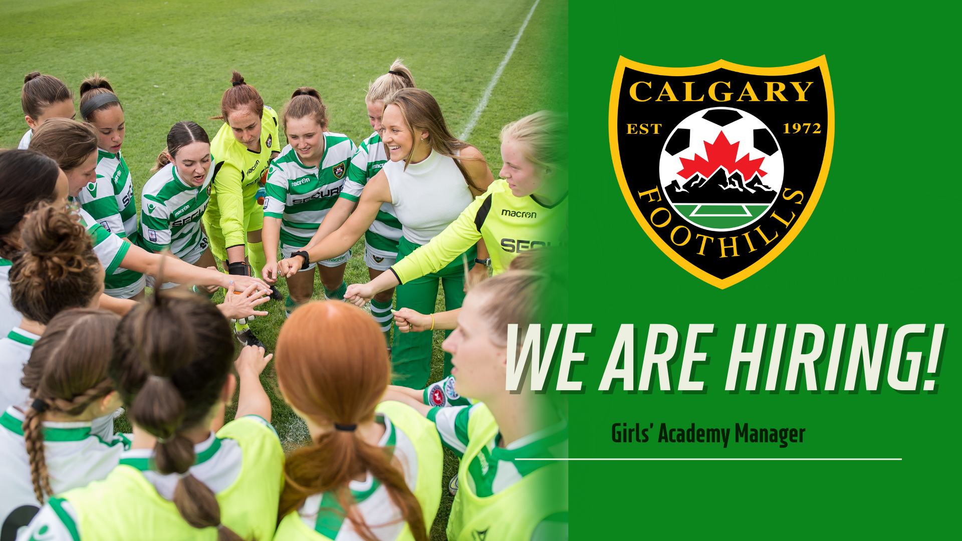 We are searching for a qualified, driven, and energetic person to join our Academy team.